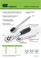 Ключ-трещотка 3/8", 45 зубьев, цельнометаллический, с быстрым сбросом, CrV, хром Сибртех 38276