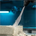 Зубило плоское, изогнутое 40 x 260мм, CrMo, SDS PLUS Gross 38492