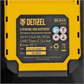 Батарея аккумуляторная BH-20-6.0, Li-Ion, USB, 20 В, 6,0 Ач// Denzel 38722