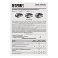 Батарея аккумуляторная BH-20-6.0, Li-Ion, USB, 20 В, 6,0 Ач// Denzel 38722