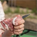 Шампур плоский, 650х10х2,5 мм, с деревянной рукояткой, нерж. сталь, Camping// Palisad 38768