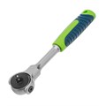 Ключ-трещотка 1/4", 72 зуба, поворотная голова, с быстрым сбросом Сибртех 38874