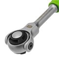 Ключ-трещотка 1/4", 72 зуба, поворотная голова, с быстрым сбросом Сибртех 38874