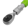 Ключ-трещотка телескопический 1/4", 170-230 мм, 72 зуба, с быстрым сбросом Сибртех 38875