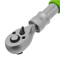 Ключ-трещотка телескопический 3/8", 215-315 мм, 72 зуба, с быстрым сбросом Сибртех 38876