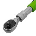 Ключ-трещотка телескопический 3/8", 215-315 мм, 72 зуба, с быстрым сбросом Сибртех 38876