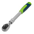 Ключ-трещотка телескопический 1/2", 300-430 мм, 72 зуба, с быстрым сбросом Сибртех 38877