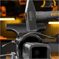 Тиски слесарные BVH-200, 200 мм, поворотные, стальная направляющая, с наковальней //Denzel 38878