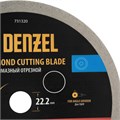 Диск алмазный отрезной DENZEL, ф230 х 22.2 мм, сплошной, мокрый рез, HWD92, круг, 731320 38891