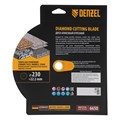 Диск алмазный отрезной DENZEL, ф230 х 22.2 мм, сплошной, мокрый рез, HWD92, круг, 731320 38891