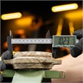 Штангенциркуль пластиковый, 150 мм, электронный, большой дисплей, с глубиномером Denzel 38960