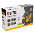 Лазерный уровень мультипризменный DLV 360-4T, 30 м, зеленый луч, Li-Ion 2,4 Aч, штатив// Denzel 39131