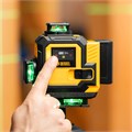 Лазерный уровень мультипризменный DLV 360-4T, 30 м, зеленый луч, Li-Ion 2,4 Aч, штатив// Denzel 39131