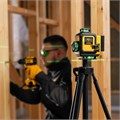 Лазерный уровень мультипризменный DLV 360-4T, 30 м, зеленый луч, Li-Ion 2,4 Aч, штатив// Denzel 39131