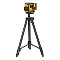 Лазерный уровень мультипризменный DLV-360-3T, 30 м, зеленый луч, Li-Ion 2,4 Aч, штатив // Denzel 39133