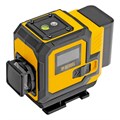 Лазерный уровень мультипризменный DLV-360-3T, 30 м, зеленый луч, Li-Ion 2,4 Aч, штатив // Denzel 39133