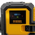 Лазерный уровень мультипризменный DLV-360-3C, 30 м, зеленый луч, Li-Ion 2,4 Aч, кейс// Denzel 39134