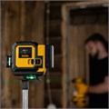 Лазерный уровень мультипризменный DLV-360-3C, 30 м, зеленый луч, Li-Ion 2,4 Aч, кейс// Denzel 39134