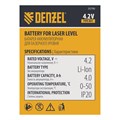 Батарея аккумуляторная для лазерного уровня Type B01, 4,2 В, 4000 мАч Denzel 39135