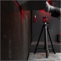 Лазерный уровень QBC RED Pro SET, 10 м, красный луч, батарейки, штатив MTX 39136