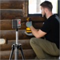 Лазерный уровень QBC RED Basic SET, 10 м, красный луч, батарейки, резьба 1/4" MTX 39139