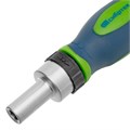Отвертка ревер. + биты, 41 пред., PH+PZ+SL+H+T, CrV, 2к рукоятка Сибртех 39143