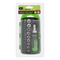 Отвертка ревер. + биты, 41 пред., PH+PZ+SL+H+T, CrV, 2к рукоятка Сибртех 39143