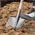 Лопата штыковая, 225х295 мм, углубленная, рессорная сталь, 0,7 кг, без черенка// Сибртех 39352