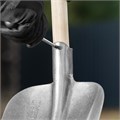 Лопата совковая, 235х285, ребра жесткости, рессорная сталь, 0,9 кг, без черенка, LUXE// Palisad 39356