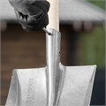 Лопата совковая, 225х295, углубленная, рессорная сталь, 0,9 кг, без черенка, LUXE// Palisad 39358