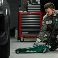 Домкрат гидравлический подкатной, 3 т, 85-490 мм, быстрый подъем, низкий подхват, проф. Сибртех 39360
