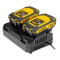 Устройство зарядное для аккумуляторов двухпортовое BCH-20-4.0x2, Li-Ion, 20 В, 4.0 А Denzel 39863