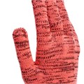Перчатки трикотажные, акрил, усиленные, ПВХ-гель Протектор, цвет: коралл, 10 класс Сибртех 39931