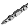 Бита двухстор., PZ2-PZ1х45мм, сталь S2, 10шт. Gross 40371