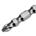 Бита двухстор., PH2-PH1х45мм, сталь S2, 10шт. Gross 40372