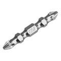 Бита двухстор., PH2-PZ2х45мм, сталь S2, 10шт. Gross 40373