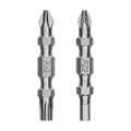 Набор бит двухстор., PH2-T30х45мм, PZ2-H4х45мм, сталь S2, 2 шт. Gross 40376