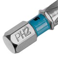 Бита PH2х25мм, сталь S2, шестигр., 2 шт. Gross 40384