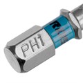 Бита PH1х25мм, сталь S2, шестигр., 10 шт. Gross 40385