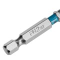 Бита PH2х50мм, сталь S2, шестигр., отрывн., 10 шт. Gross 40386