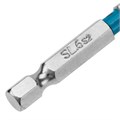 Бита SL6,0х50мм, сталь S2, шестигр., 10 шт. Gross 40486