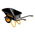 Тачка строительная, усиленная, объем 120 л, 220 кг, колесо 16х4.00-8 Denzel 40645