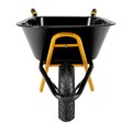 Тачка строительная, усиленная, объем 120 л, 220 кг, колесо 16х4.00-8 Denzel 40645