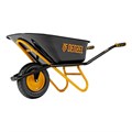Тачка строительная, усиленная, объем 120 л, 220 кг, колесо 16х4.00-8 Denzel 40645