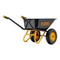 Тачка строительная, усиленная, объем 120 л, 350 кг, двухколесная, колесо 16х4.00-8 Denzel 40646