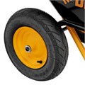 Тачка строительная, усиленная, объем 120 л, 350 кг, двухколесная, колесо 16х4.00-8 Denzel 40646