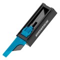 Лезвия, 19 мм, SK2 Black, трапециевидные, выдвижной пластиковый пенал, 10 шт. Gross 40801