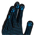 Перчатки трикотажные, х/б, 200 пар,  ПВХ точка, 3 нити, 10 класс Сибртех 40820