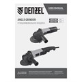 Углошлифовальная машина AGD125-1000, 1000 Вт, 125 мм, 3000-10000 об/мин Denzel 40931