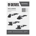 Углошлифовальная машина AGL230-2400, 2400 Вт, 230 мм, 6600 об/мин Denzel 40935